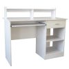 General Style Modern E1 15MM Chipboard Computer Desk White