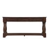 63inch Long Wood Console Table with 3 Drawers and 1 Bottom Shelf for Entryway Hallway Easy Assembly Extra-thick Sofa Table( Light Espresso)