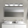 Modern Bathroom Vanity Lighting 4-Light LED Vanity Lights Over Mirror Bath Wall Lighting