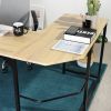 L Shaped Computer Desk PC Laptop Table Wood Workstation Home Office Furniture